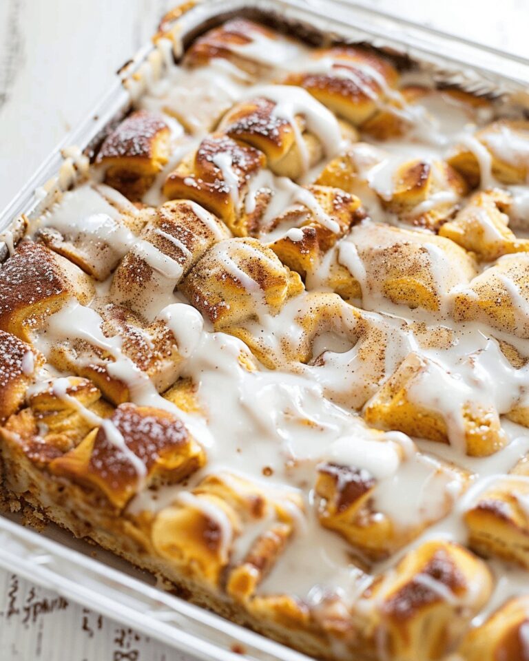 Pumpkin Cinnamon Roll Bake Recipe