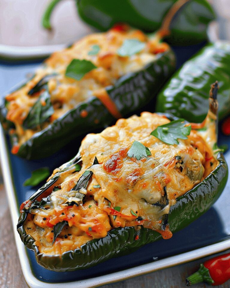 Stuffed Poblano Peppers Recipe