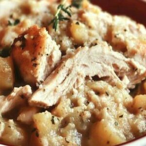 Hearty Crockpot Chicken & Stuffing Recipe