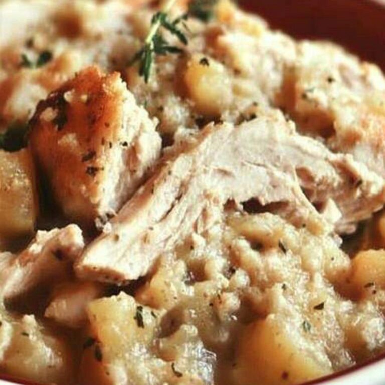 Hearty Crockpot Chicken & Stuffing Recipe