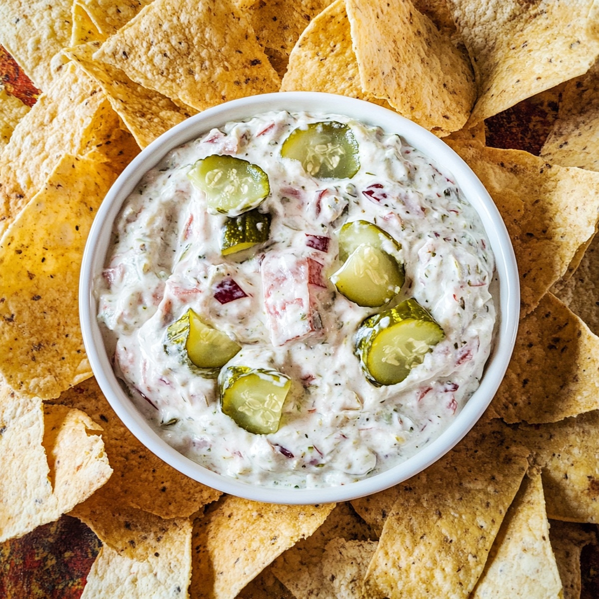 Tangy Pickle Wrap Dip Recipe