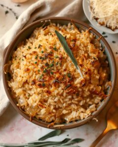 French Onion Soup Risotto Recipe