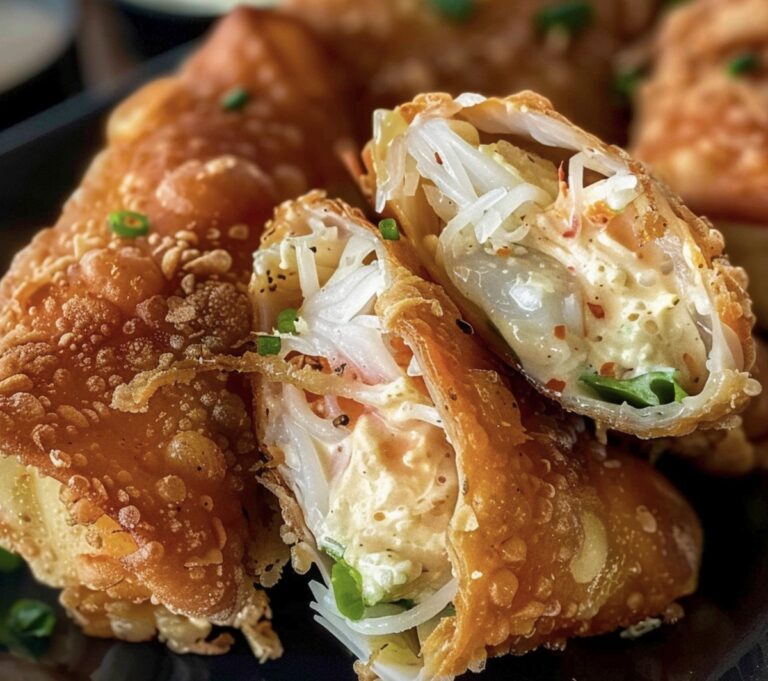 Crispy Crab Cake Egg Rolls Recipe