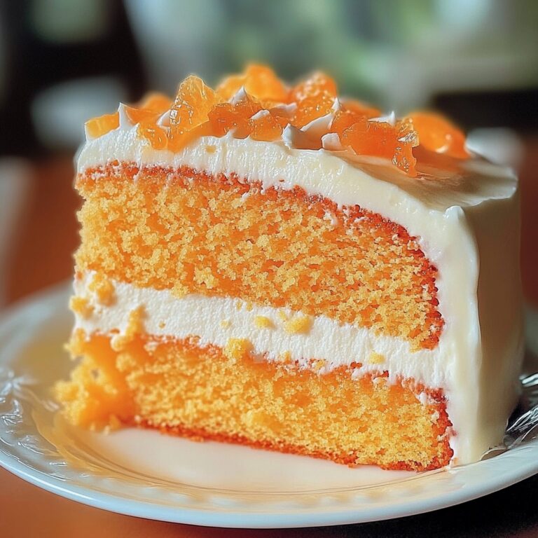 Dreamy Orange Creamsicle Cake Recipe