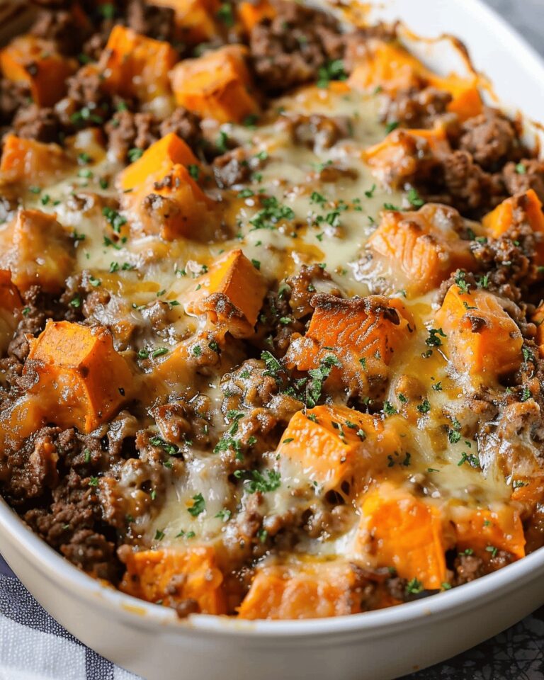 Savory Sweet Potato Beef Bake Recipe