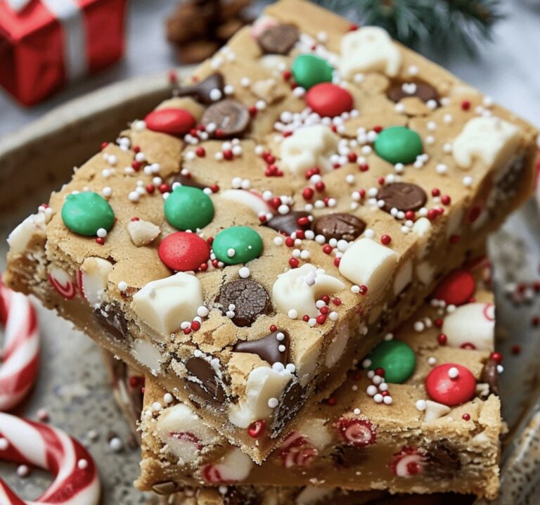 Festive Christmas Cookie Bars Recipe