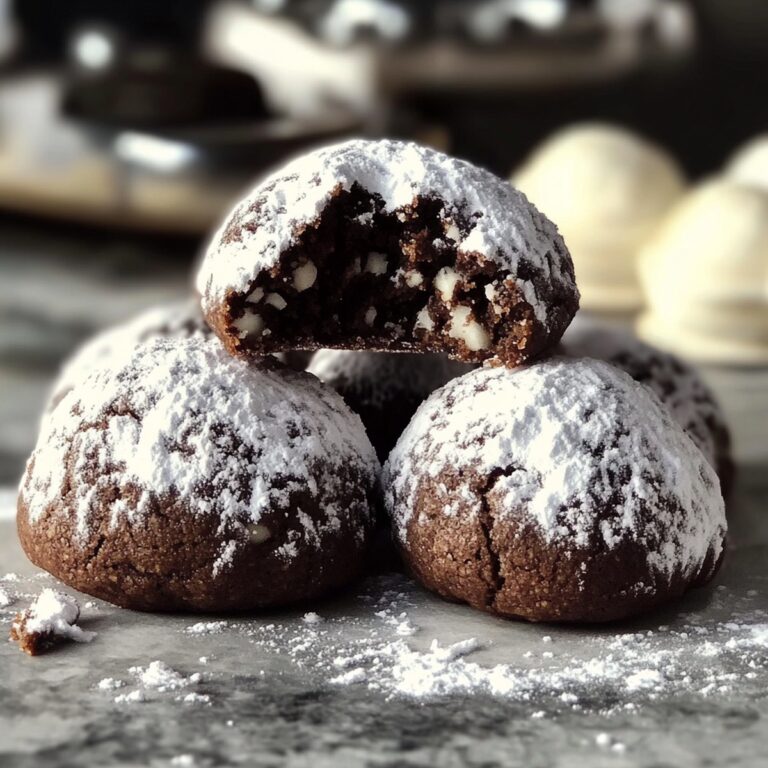 Heavenly Chocolate Snowball Cookies Recipe