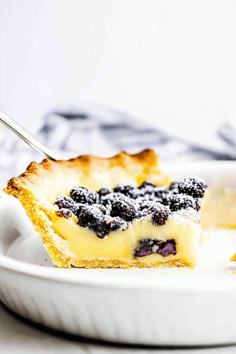 Blueberry Buttermilk Pie Recipe