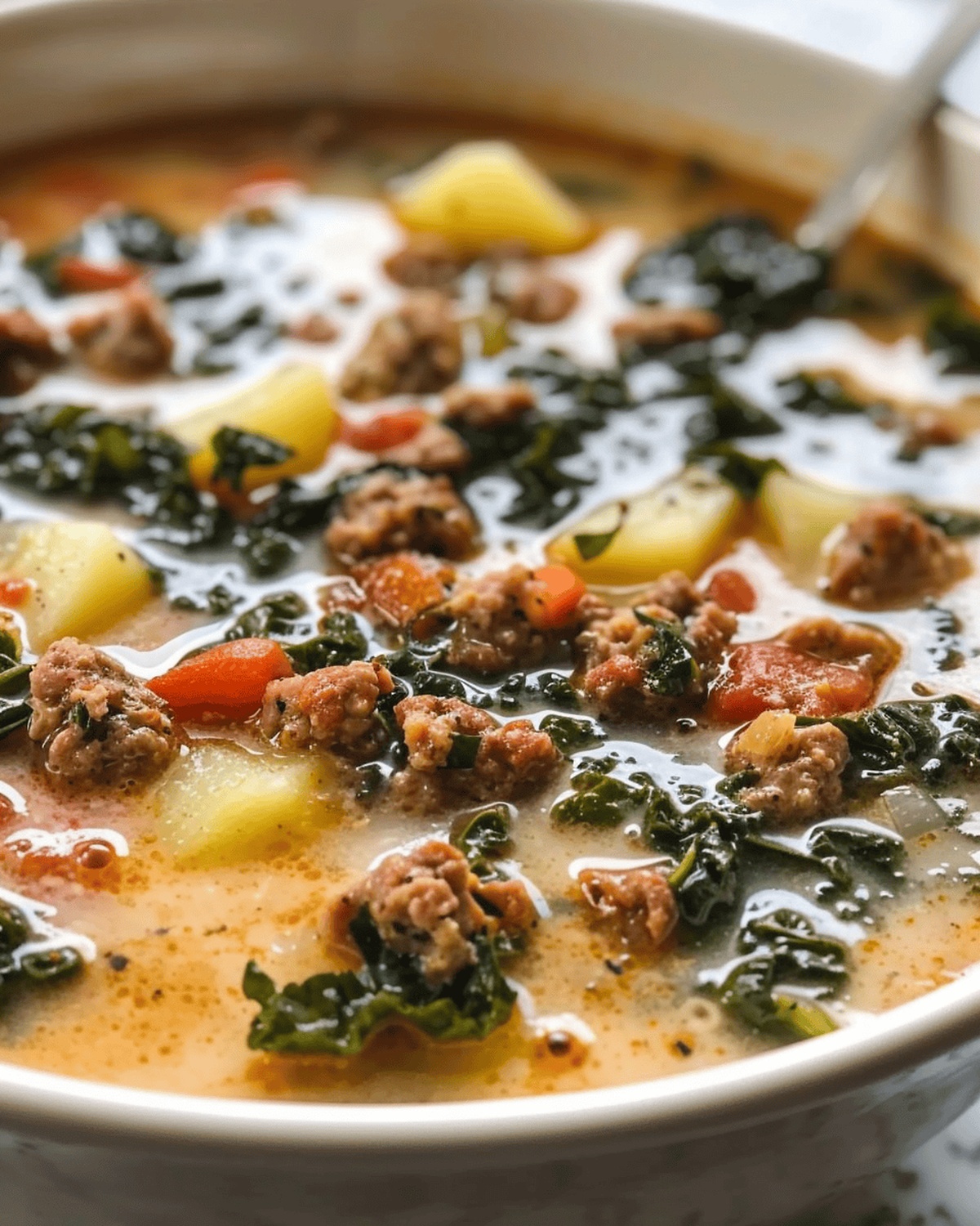 Zesty Italian Sausage And Kale Soup Recipe