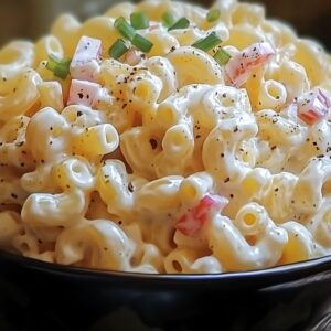 Tangy Amish Macaroni Salad Recipe