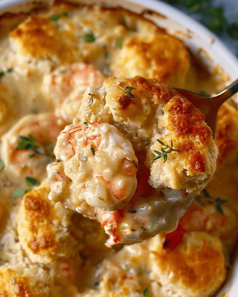 Cheddar Bay Biscuit Seafood Casserole Recipe