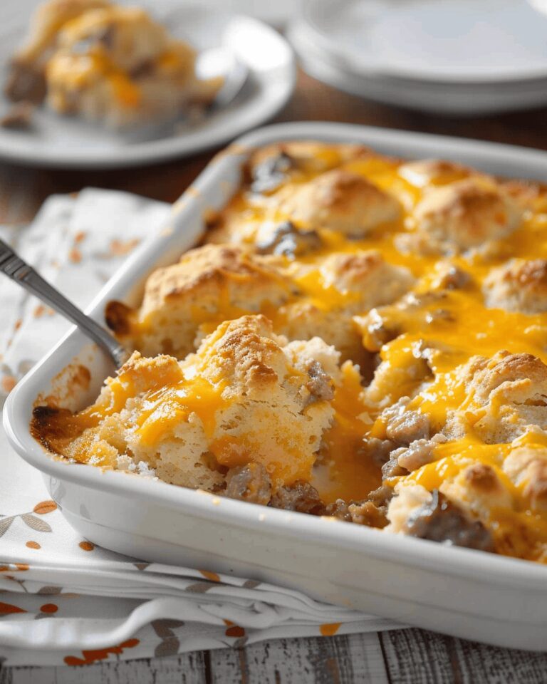 Savory Biscuit & Sausage Bake Recipe