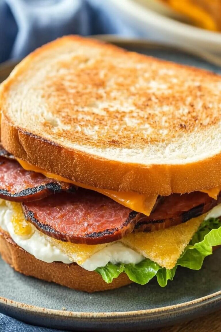 Fried Bologna Sandwiches Recipe