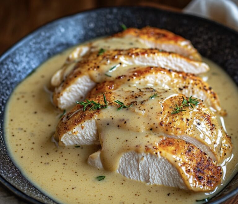 Tender Slow Cooker Chicken Breasts With Gravy Recipe