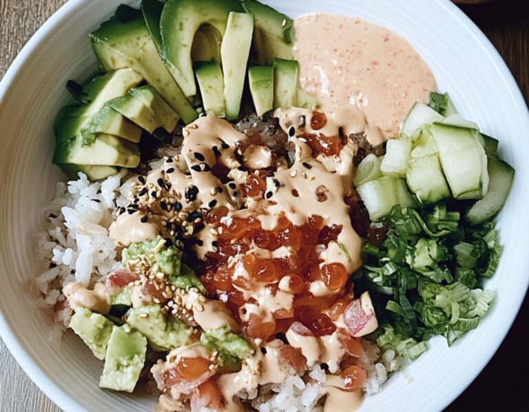 Crunch Roll Sushi Bowl Recipe