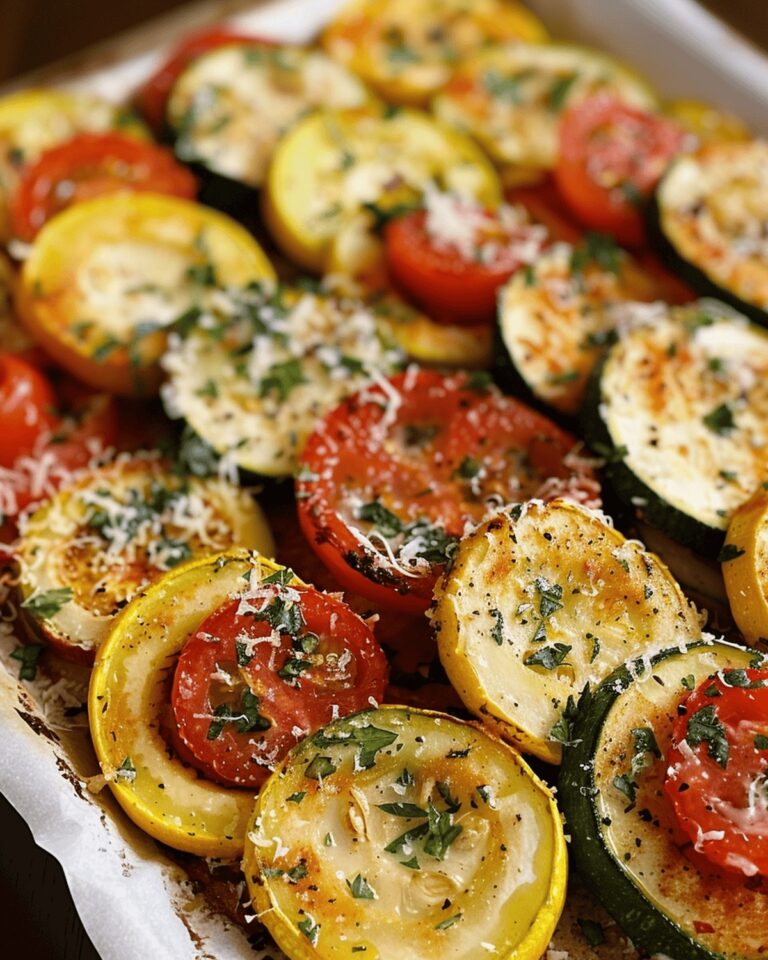 Roasted Garlic-Parmesan Veggie Medley Recipe