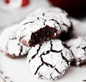 Soft Chocolate Crinkle Cookies Recipe