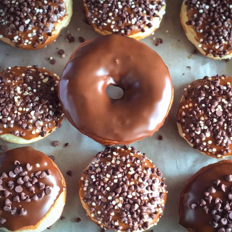 Fluffy Chocolate Chip Donuts Recipe