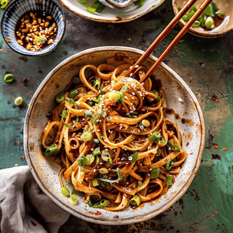 Garlic Chili Oil Noodles Recipe