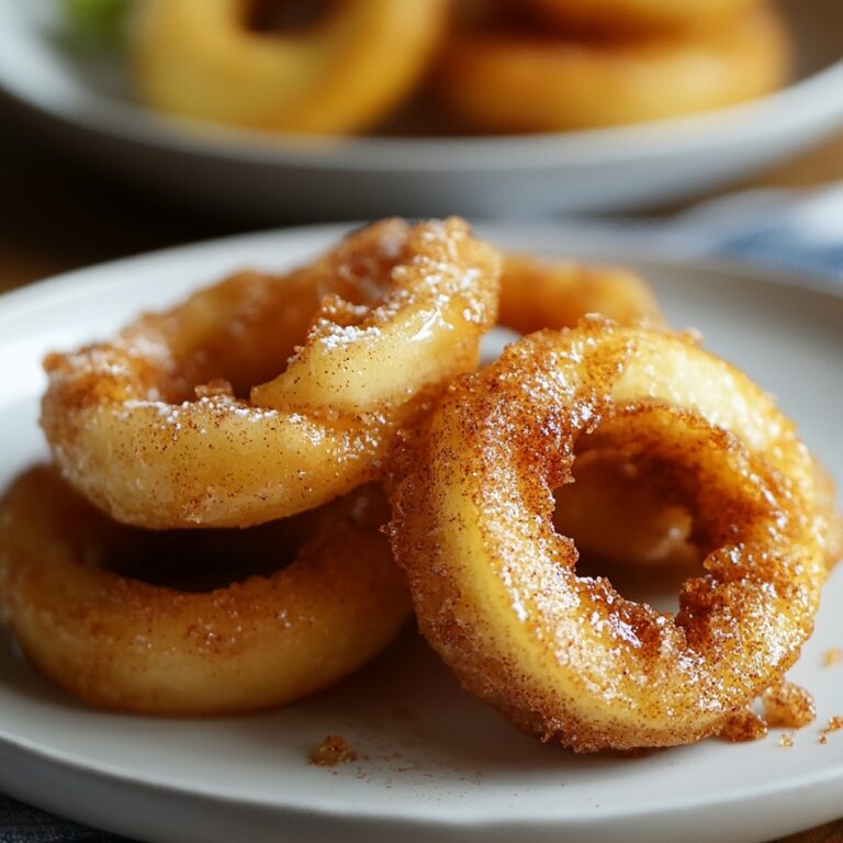 Crispy Cinnamon Apple Rings Recipe