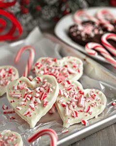 Candy Cane Heart Bark Delight Recipe