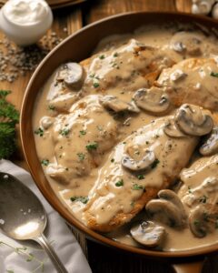 Creamy Mushroom Chicken Delight Recipe