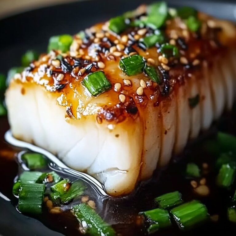 Succulent Ginger Soy Glazed Cod Recipe