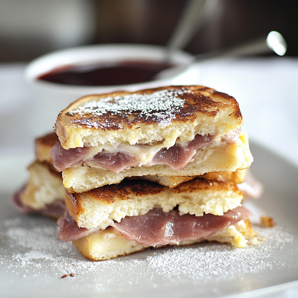 Crispy Monte Cristo Style Breakfast Sliders Recipe