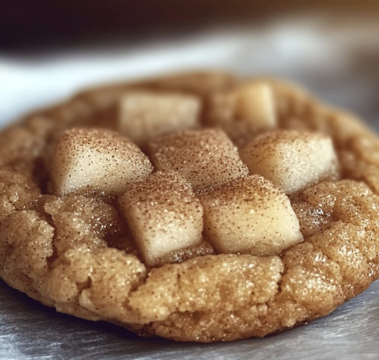 Soft Cinnamon Apple Snickerdoodle Cookies Recipe