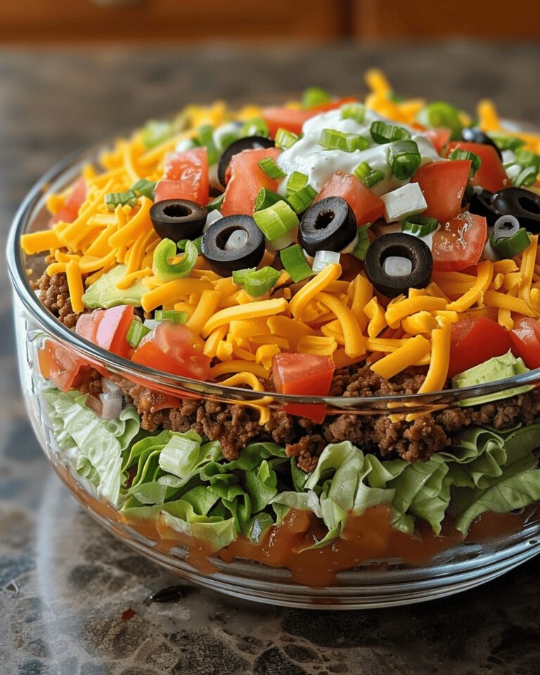 Taco Fiesta Layered Delight Recipe