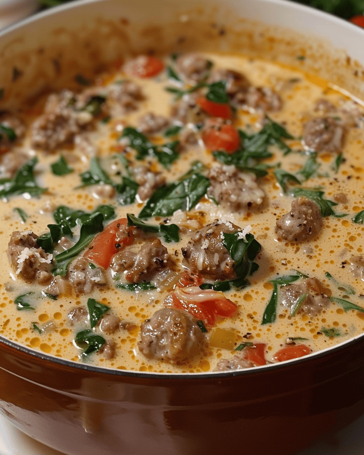 Creamy Parmesan Italian Sausage Stew Recipe
