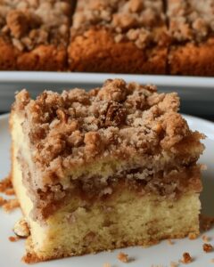 Cinnamon-Walnut Sour Cream Coffee Cake Recipe