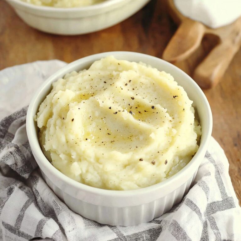 Velvety Garlic Cream Cheese Mashed Potatoes Recipe