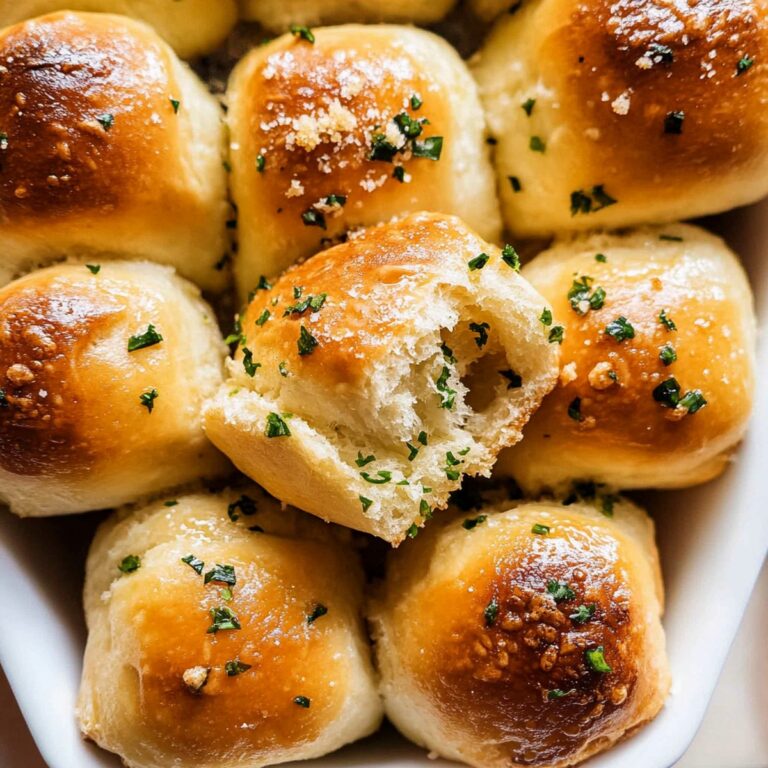 Crispy Garlic Bread Rolls Recipe