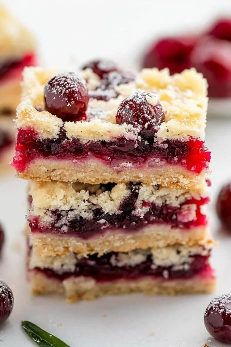 Christmas Cherry Bars Recipe