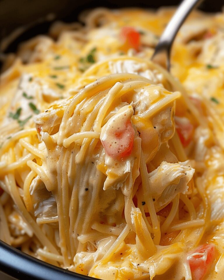 Crock Pot Cheesy Chicken Pasta Delight Recipe