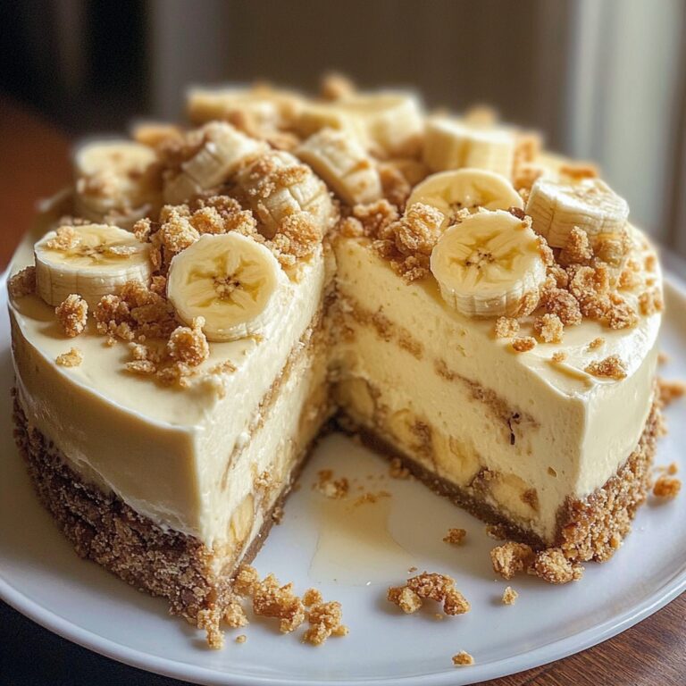 Heavenly Banana Pudding Crunch Cheesecake Recipe
