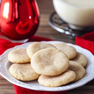 Festive Eggnog Snickerdoodles Recipe