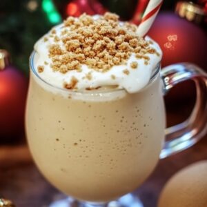 Festive Eggnog Milkshake Recipe