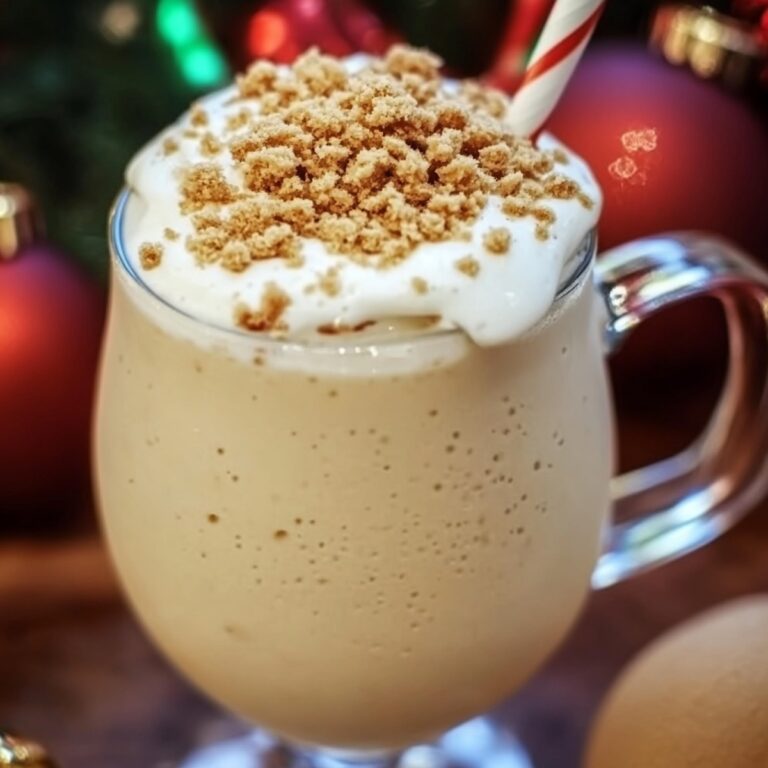 Festive Eggnog Milkshake Recipe