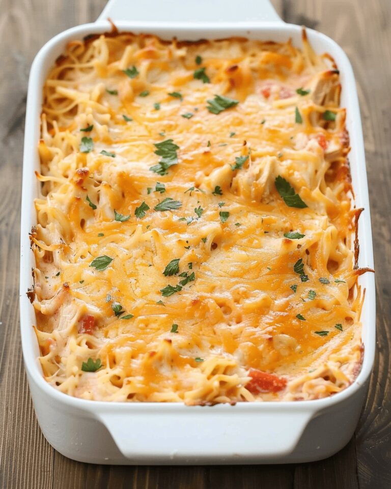 Creamy Chicken Salsa Pasta Bake Recipe