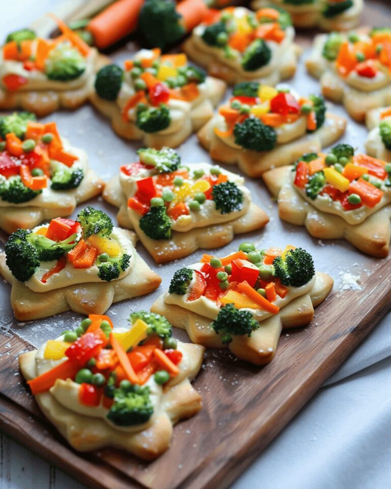 Holiday Veggie Tree Bites Recipe