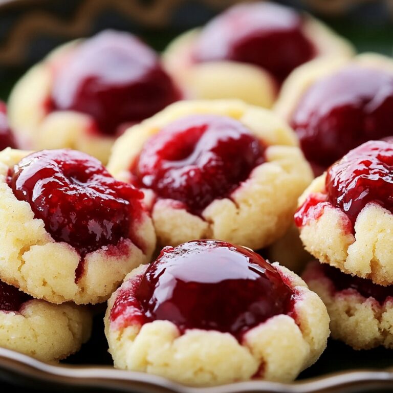 Indulgent Raspberry Cheesecake Thumbprint Cookies Recipe