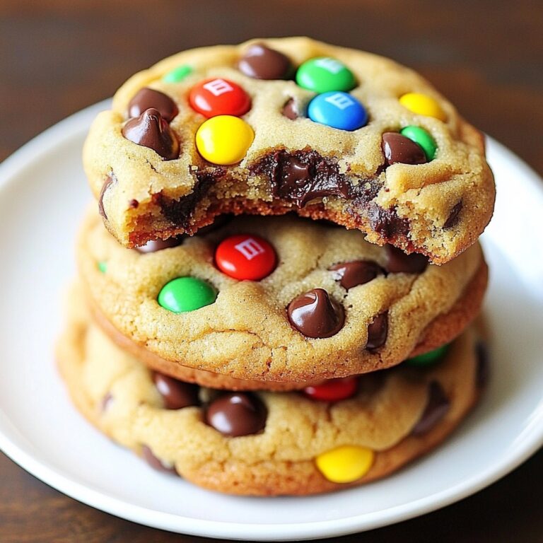 Festive M&M Chocolate Chip Cookies Recipe