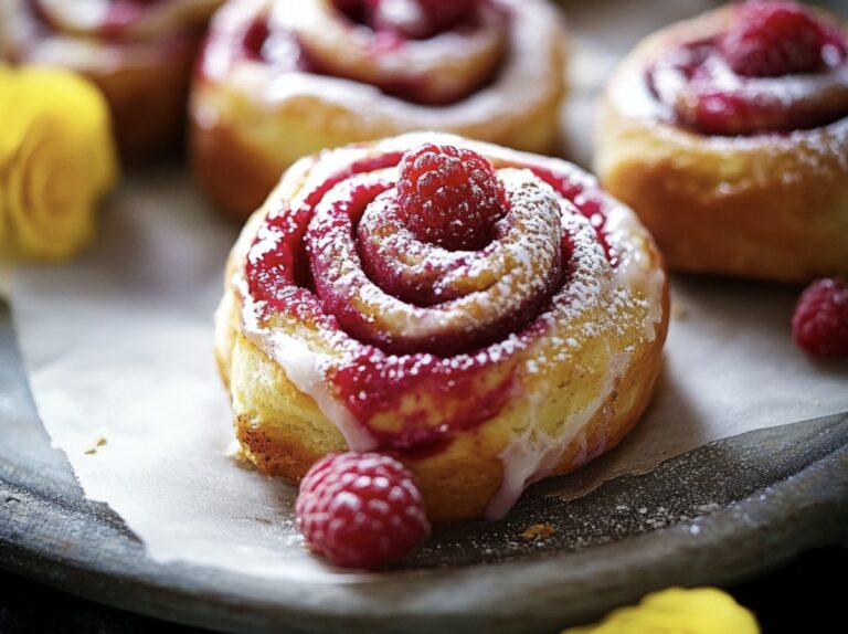 Raspberry Cinnamon Rolls Recipe