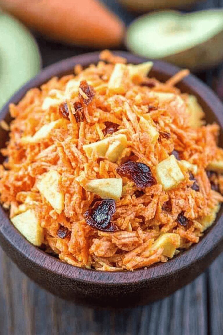 Shredded Carrot Salad with Cranberries Recipe