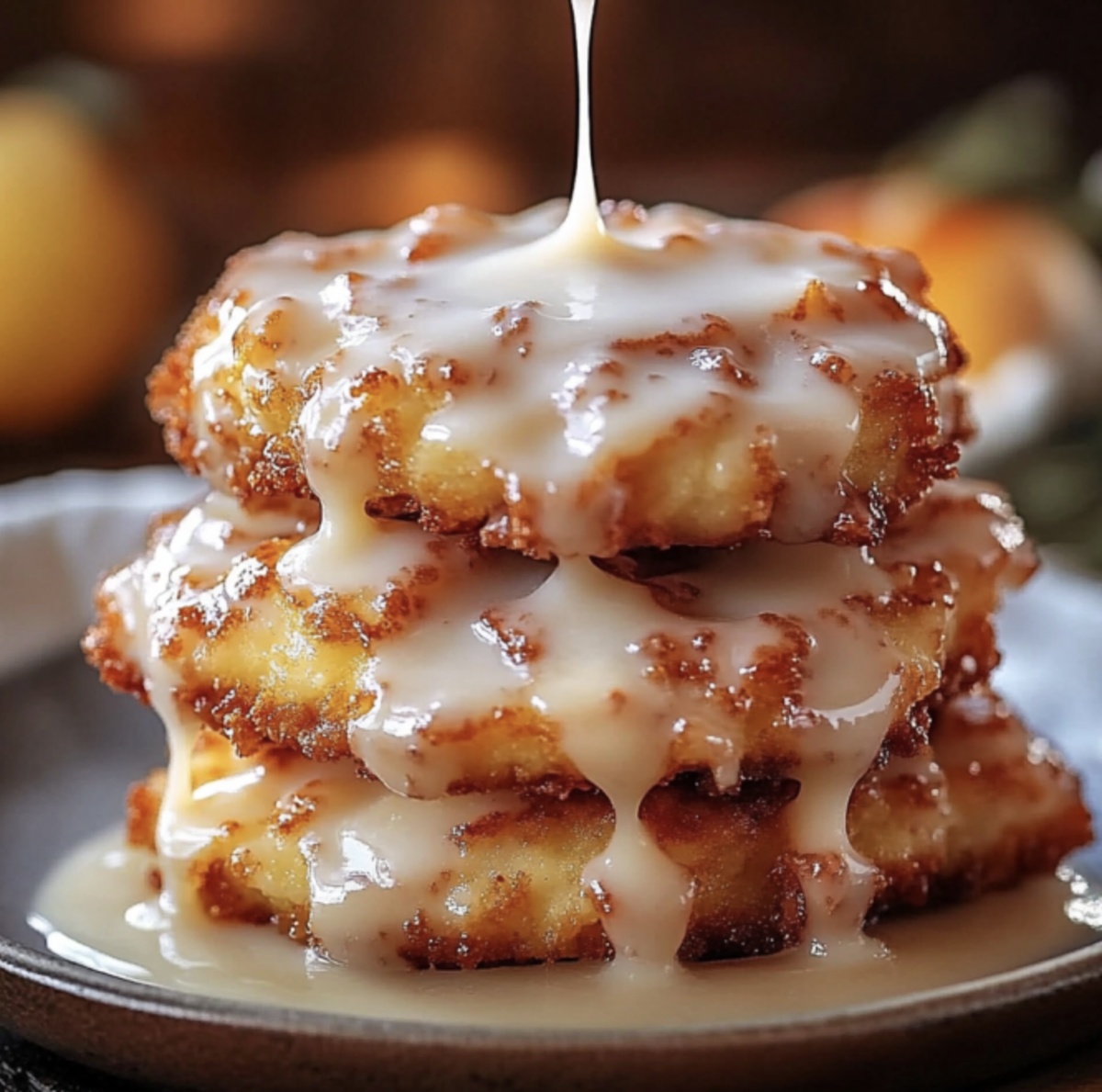 Crispy Baked Apple Fritters Recipe
