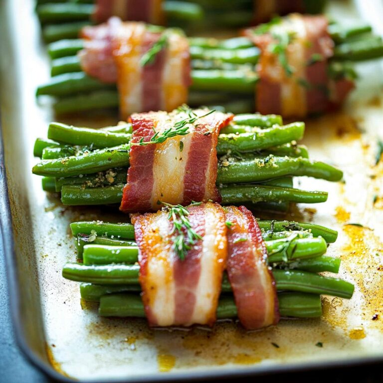 Crispy Bacon Green Bean Bundles Recipe