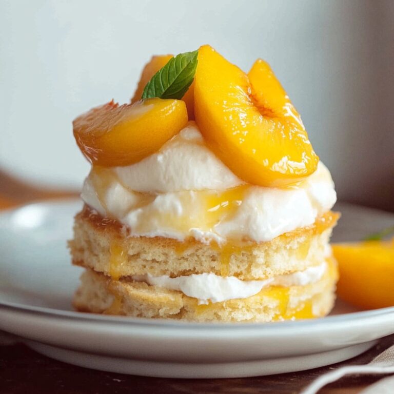 Heavenly Peach Shortcake Recipe
