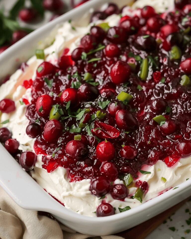Festive Cranberry Jalapeno Cream Cheese Spread Recipe